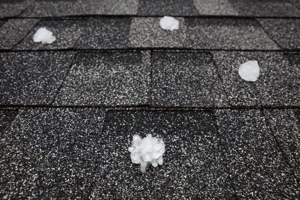 Hail Damage on Roof