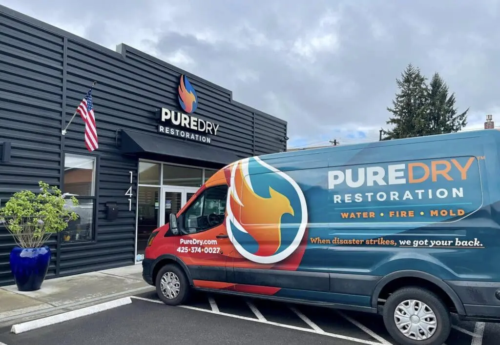 exterior photo of PureDry Restoration office building