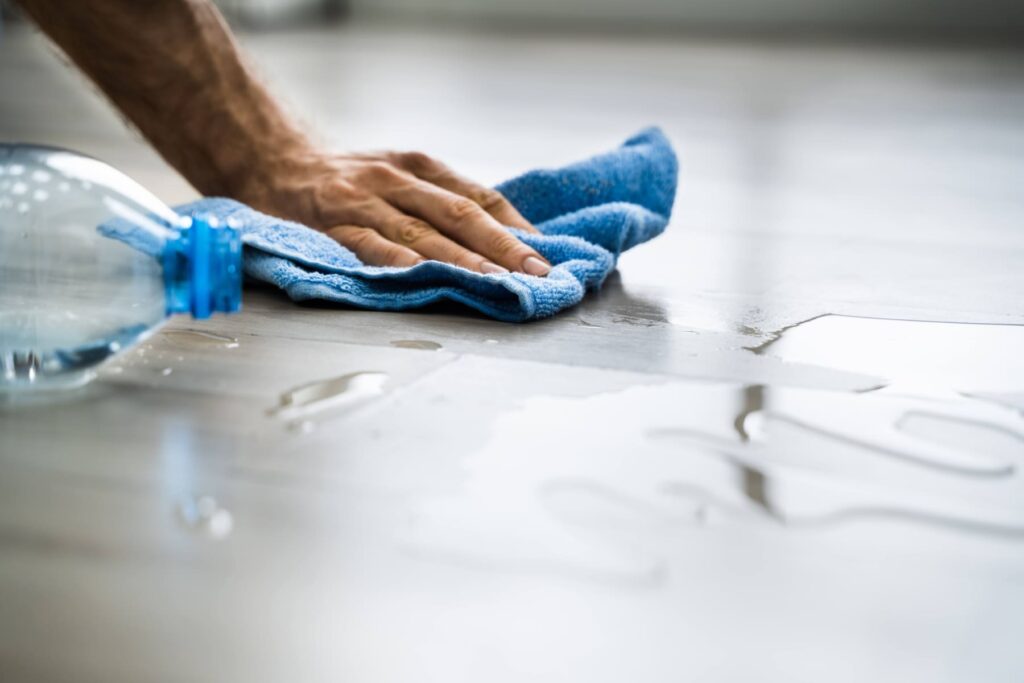 Wood Floor Water Damage Clean up