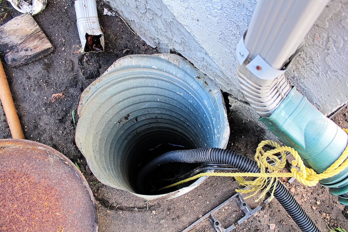 Sump Pump Outside of House