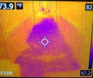 water damage infrared