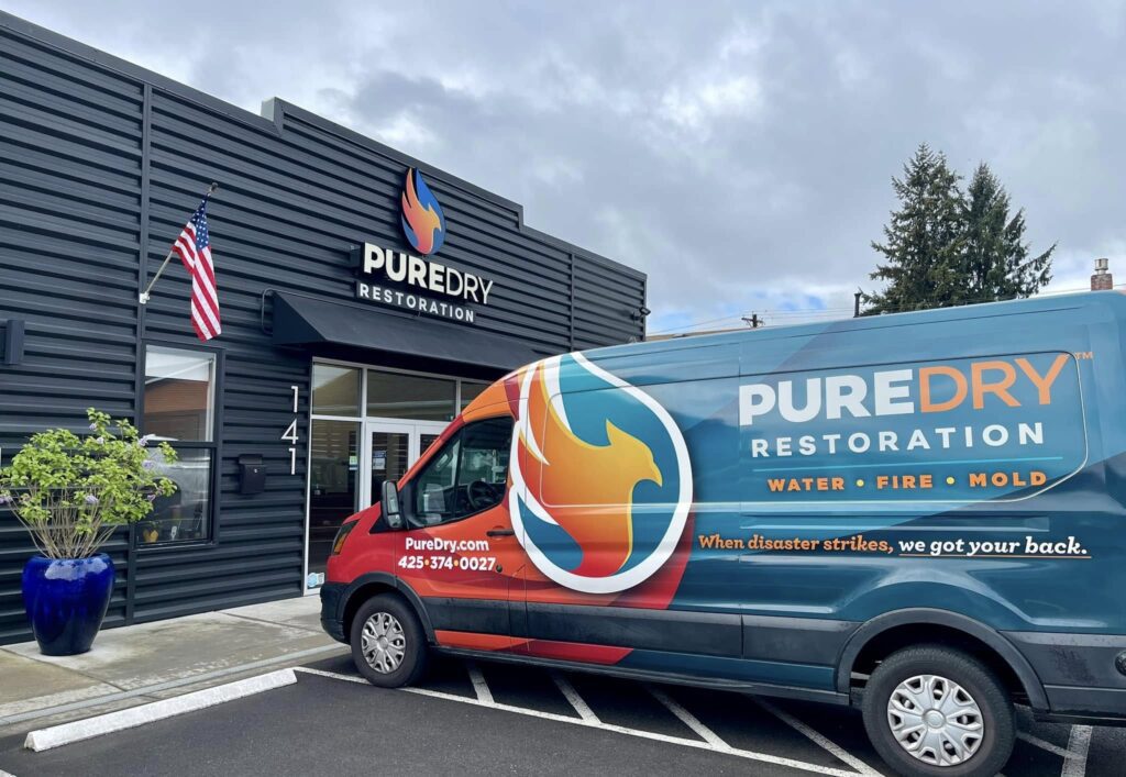exterior photo of PureDry Restoration office building